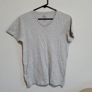 Cotton On Basic Gray V-Neck T-Shirt